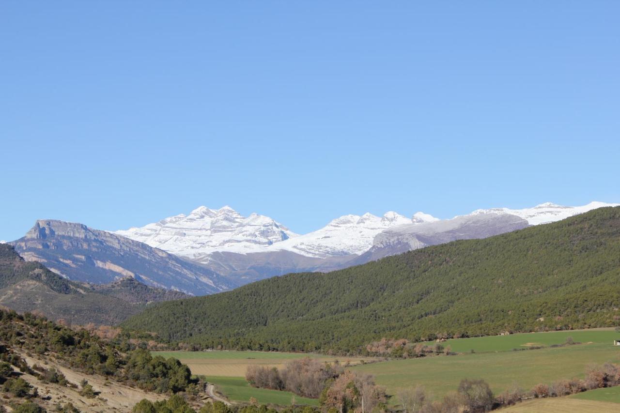 Preciosas Vistas A La Montana, Luminoso Y Acogedor Leilighet El Pueyo de Araguás Eksteriør bilde